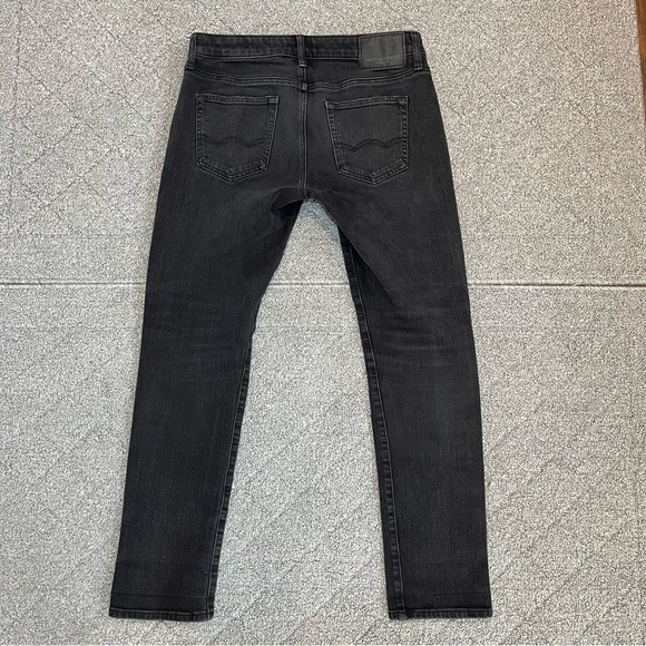 American Eagle Slim Jeans Mens Size 30X29 Black Extreme Flex 4 Tapered Leg - Picture 10 of 10